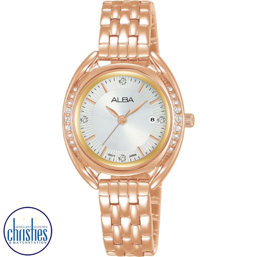 ALBA WATCHES NEW ZEALAND AH7Y78X1 ALBA Prestige Pink Gold Ladies