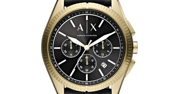 Armani exchange gold online mens watch