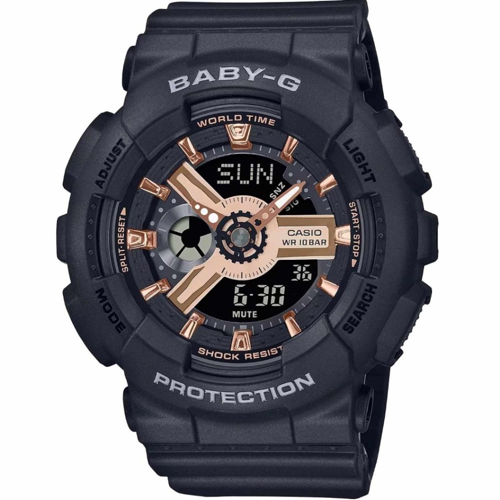 Casio baby g black hotsell and pink