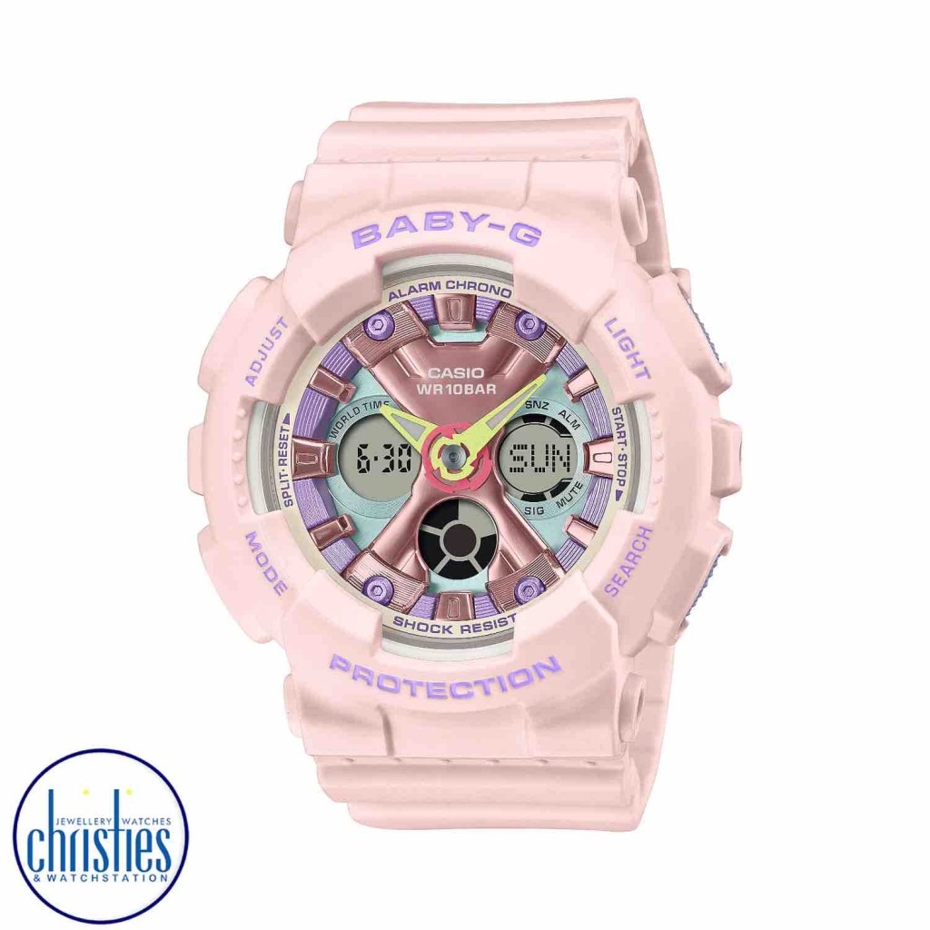 Baby g shock clearance watches black and pink