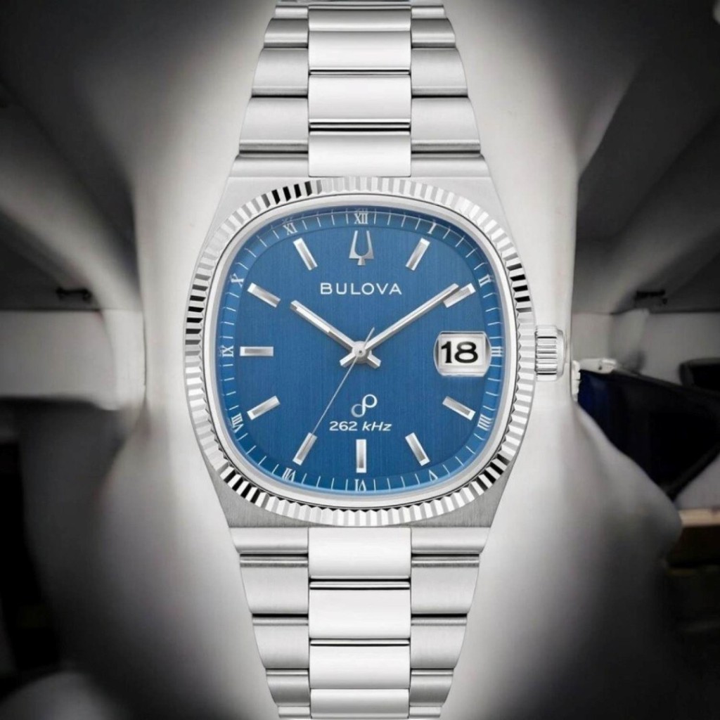 Bulova blue dial best sale