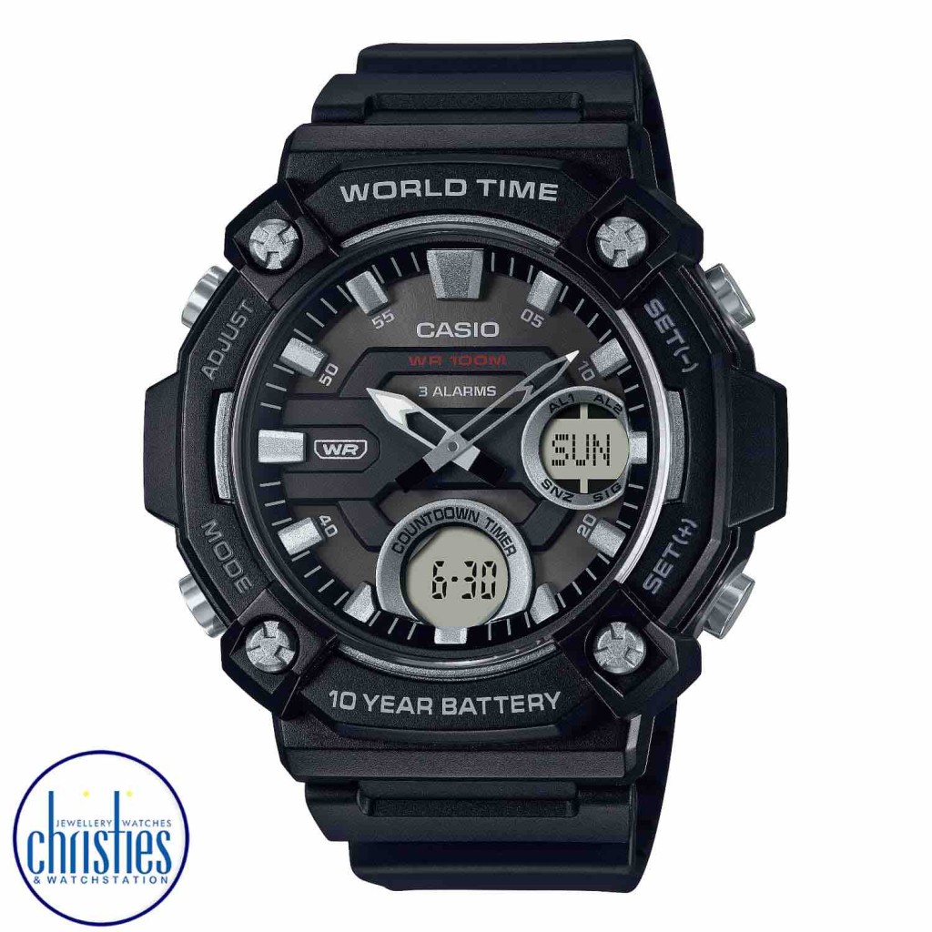 Casio 10 year outlet battery digital watch