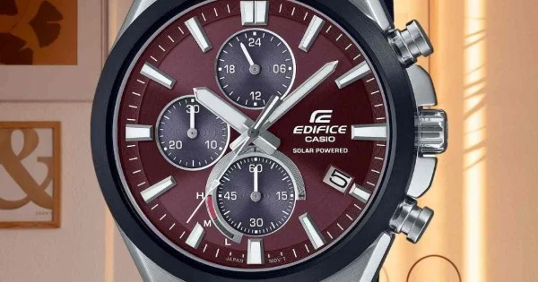 Edifice casio solar online powered wr 10 bar