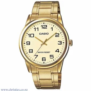 Casio watch clearance men's gold