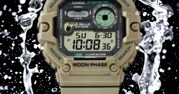 WS1500H-2AV Casio Moon Phase Fishing Watch, G-SHOCK WATCHES NEW ZEALAND