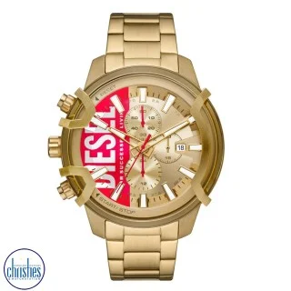 Diesel watch gold online colour