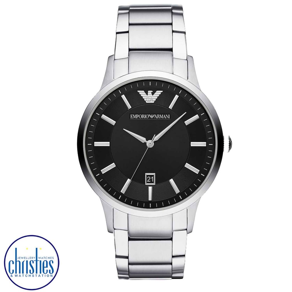 Giorgio armani sale stainless steel watch