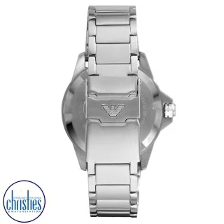 Armani Exchange Armani Exchange Three-Hand Date Stainless Steel Wa