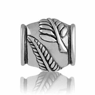 Silver hot sale fern charm