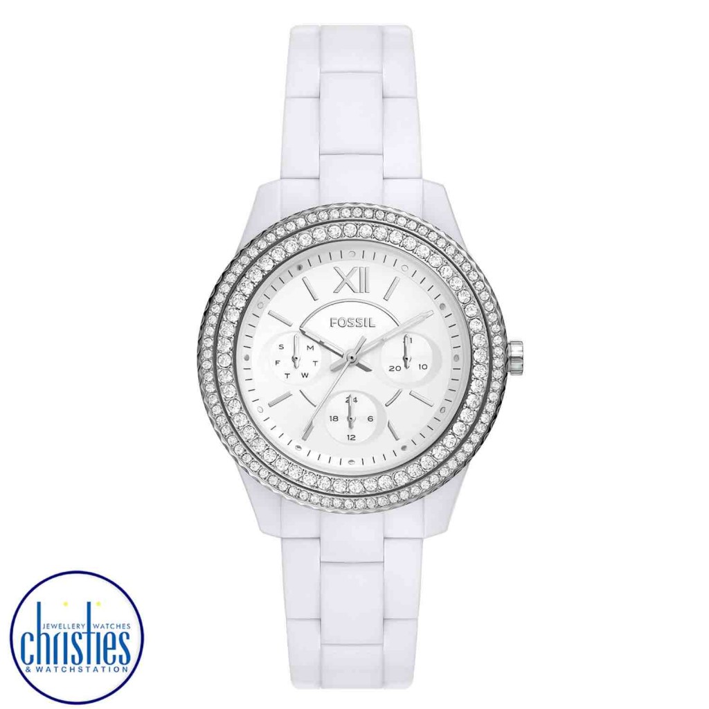 Fossil on sale watch white