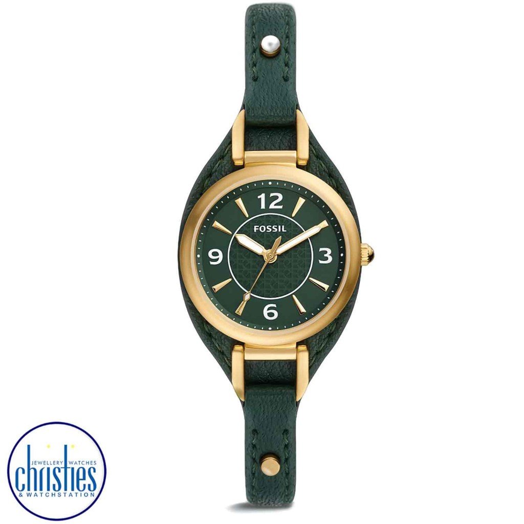 Fossil green clearance strap watch