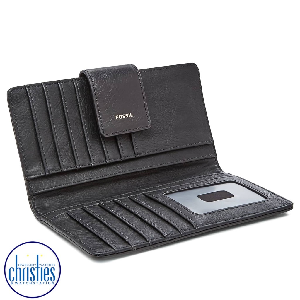 Tab clearance clutch wallet