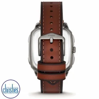 Fossil watch leather hot sale strap replacement