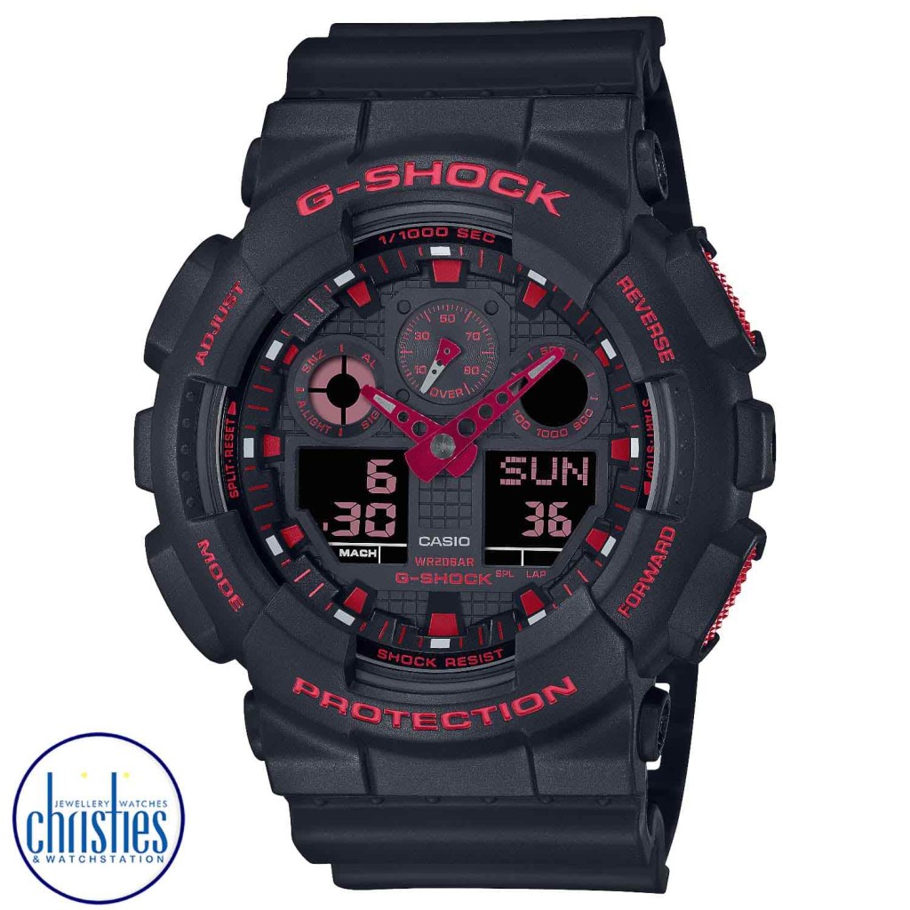 G Shock GA100BNR 1A Watches NZ 200 Metres Fast Free Delivery