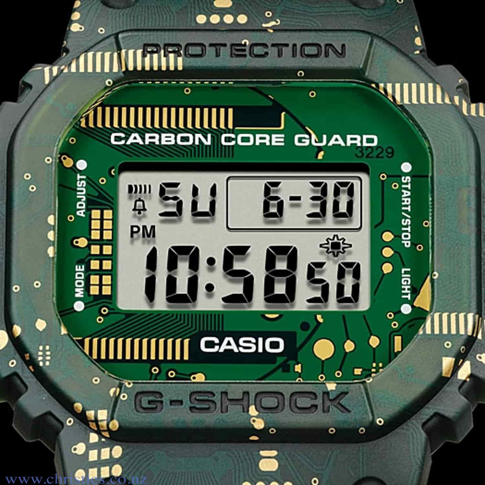 クォーツ腕時計_G-SHOCK/デジタル/ラバー/カーキ/DWE-5600CC-3JR - 腕時計