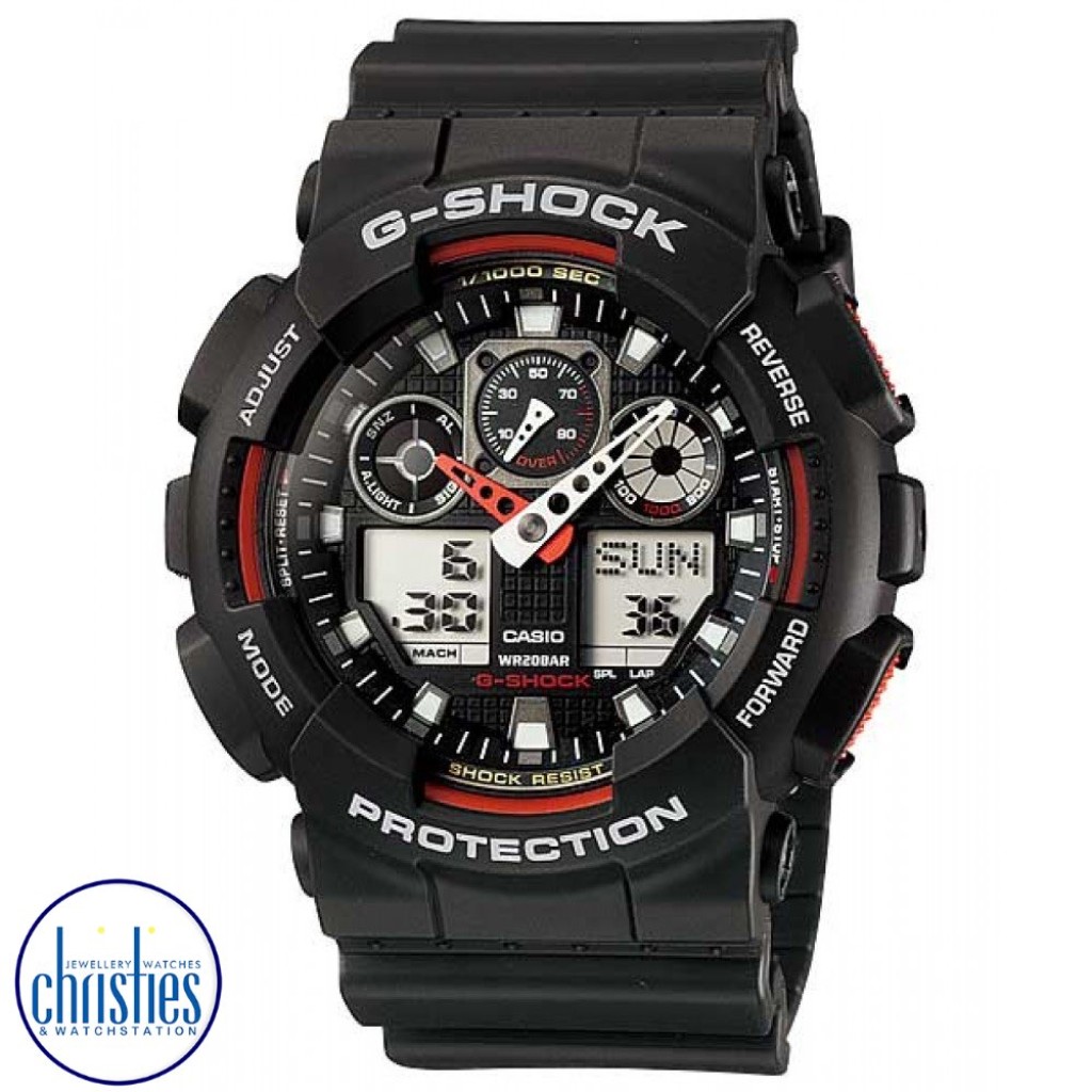 G Shock GA100 1A4 Watches NZ 200 Metres Fast Free Delivery