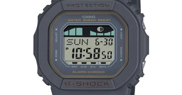 GLXS5600 1D G Shock Tide Graph Watch Ultimate Surf Companion Christies Jewellery Watches