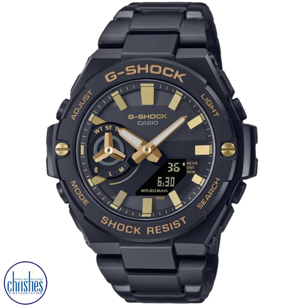 Black gold discount g shock watch