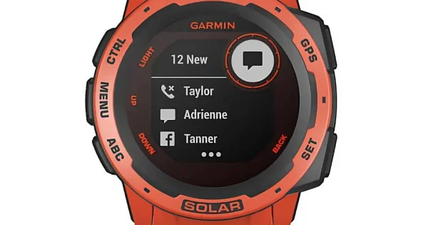 Garmin instinct gps hot sale watch flame red