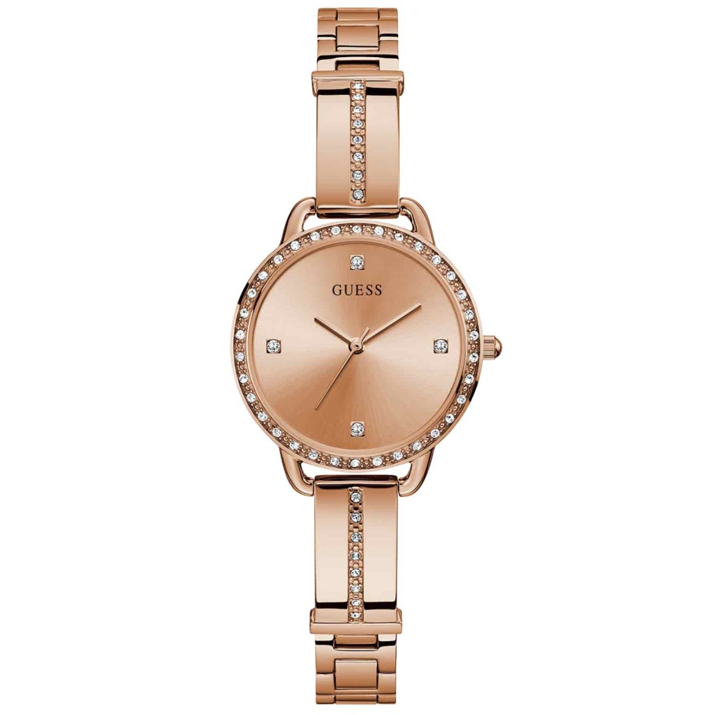 Guess watches 2025 ladies rose gold