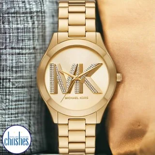 Gold tone michael hot sale kors watch