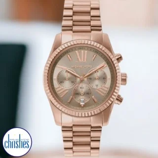 Michael kors lexington watch rose gold sale