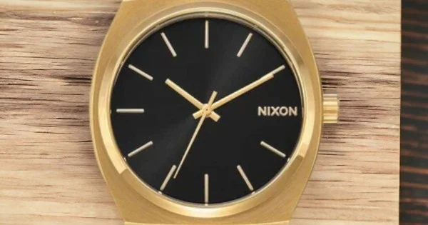 Nixon time teller gold black sunray hotsell