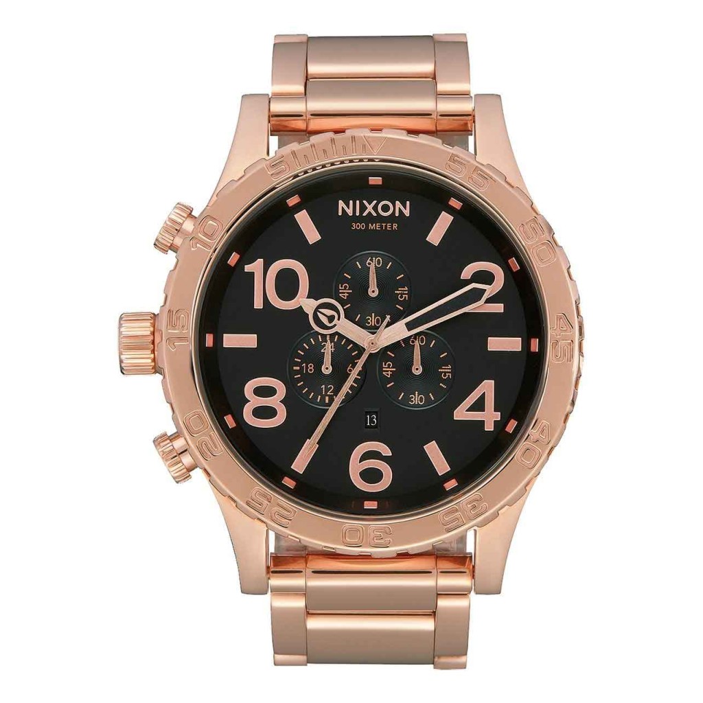 Nixon rose outlet gold watch mens