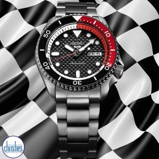 Seiko 5 racing red hot sale