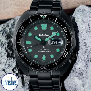 Seiko turtle black online series