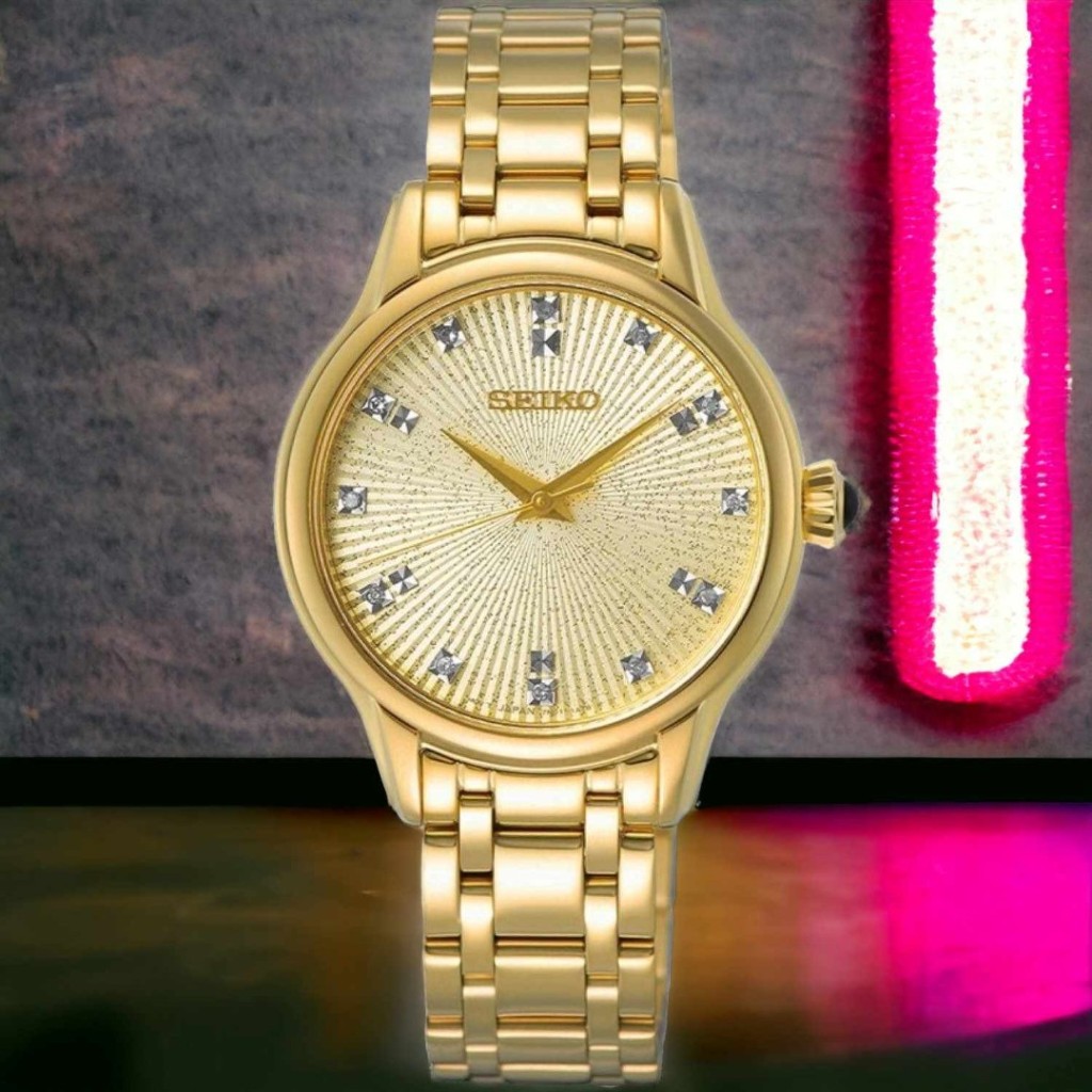 Seiko on sale with diamonds