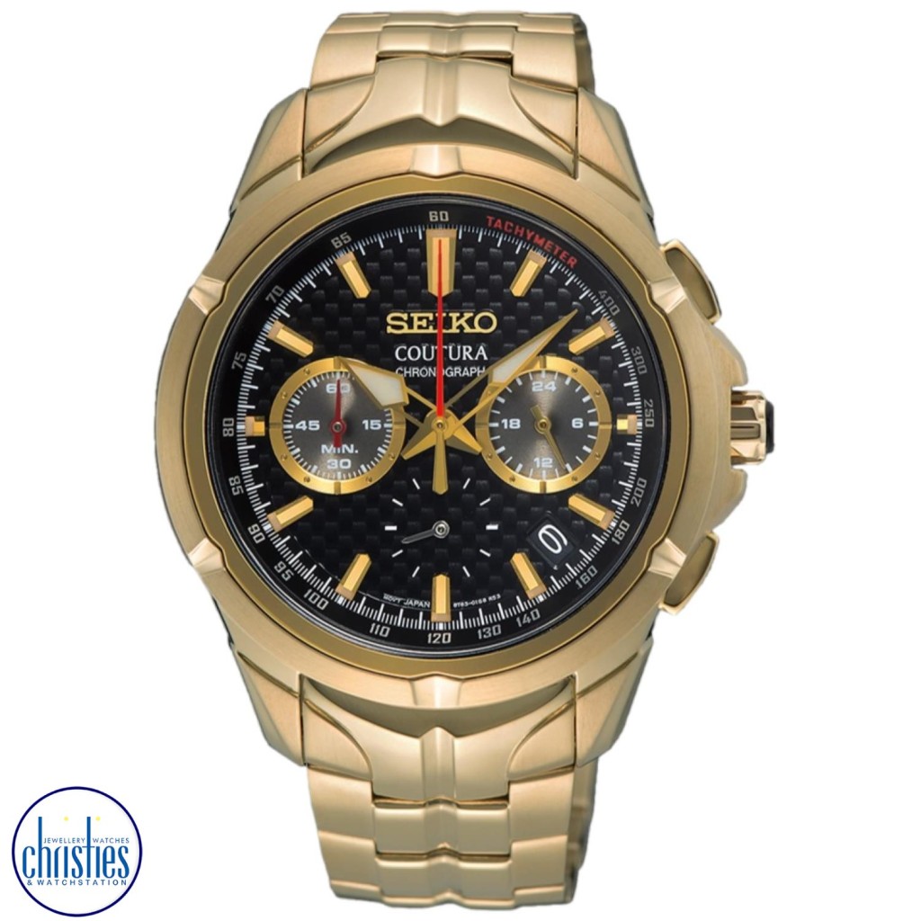 Seiko best sale chronograph gold