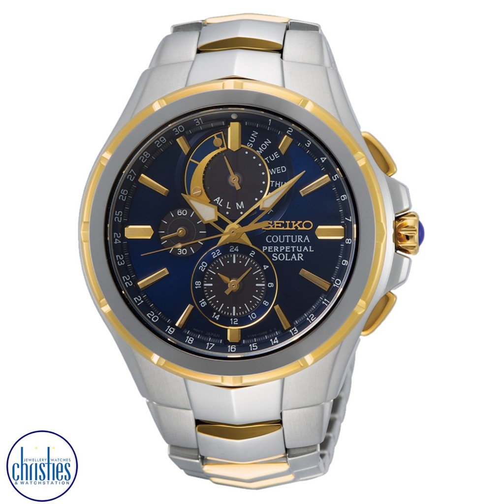 Seiko coutura perpetual store solar gold