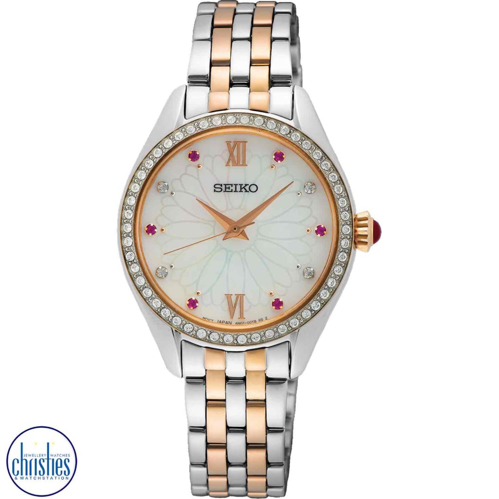 Seiko hotsell swarovski watch