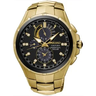 SSC572P Seiko Coutura Perpetual Solar Chronograph Watch