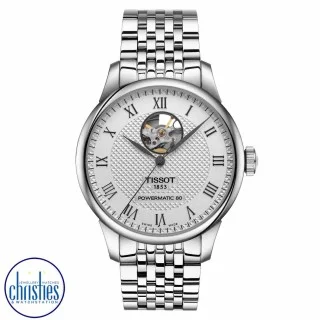 TISSOT LE LOCLE Powermatic 80 Open Heart T0064071103302 TISSOT