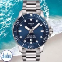 Tissot seastar 1000 clearance powermatic 80 blue dial