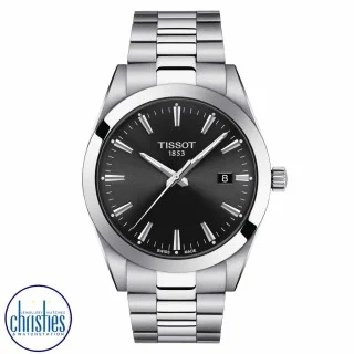 Tissot gentleman best sale automatic black