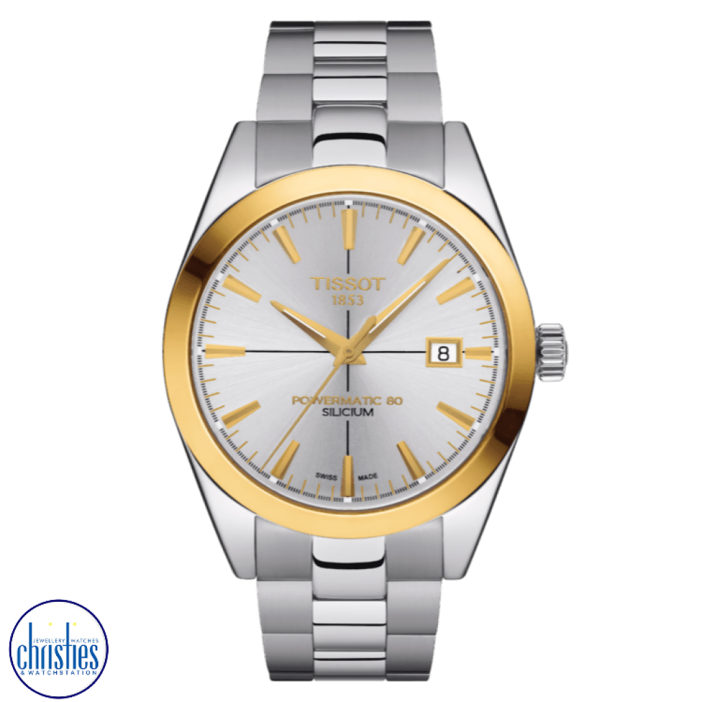 Tissot Gentleman Powermatic 80 Silicium Solid 18K Gold Bezel