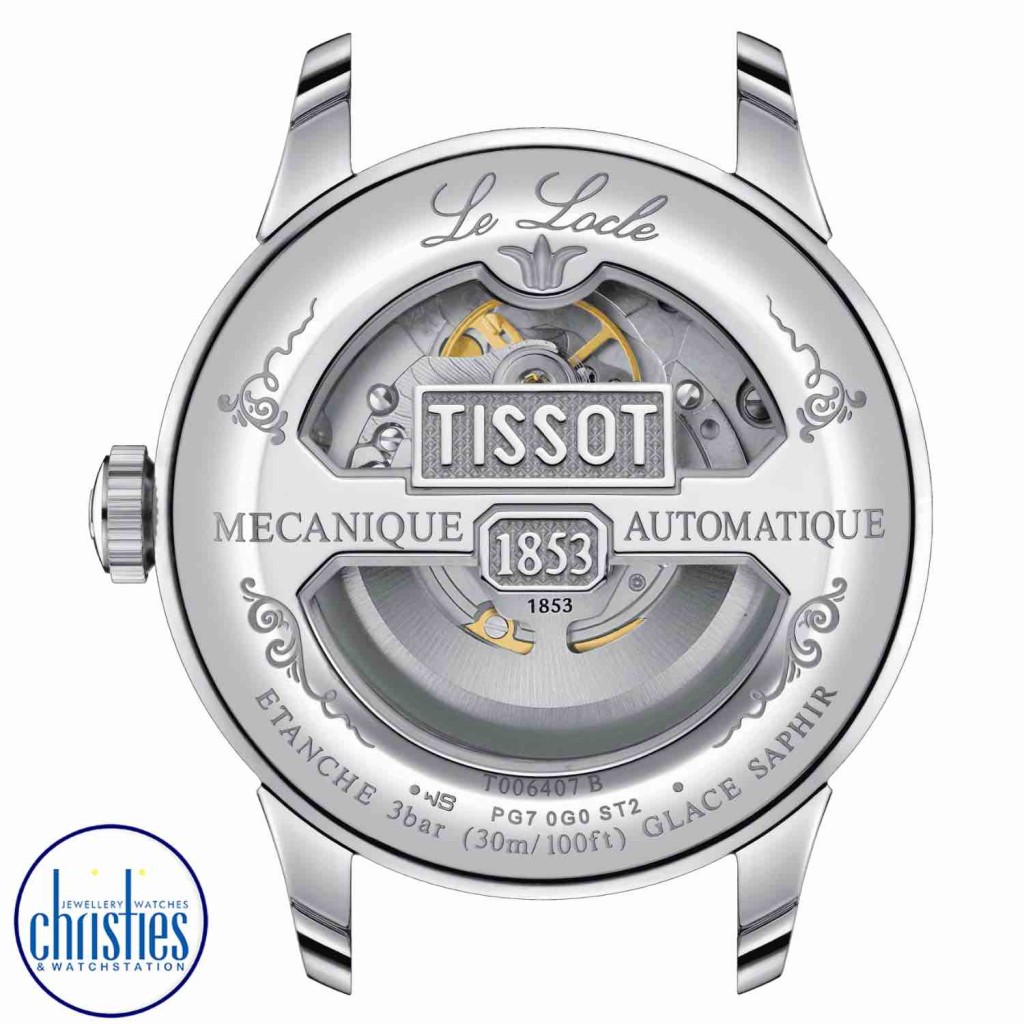 TISSOT LE LOCLE Powermatic 80 Open Heart T0064071103302 TISSOT