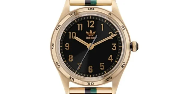 Adidas originals gold watch sale