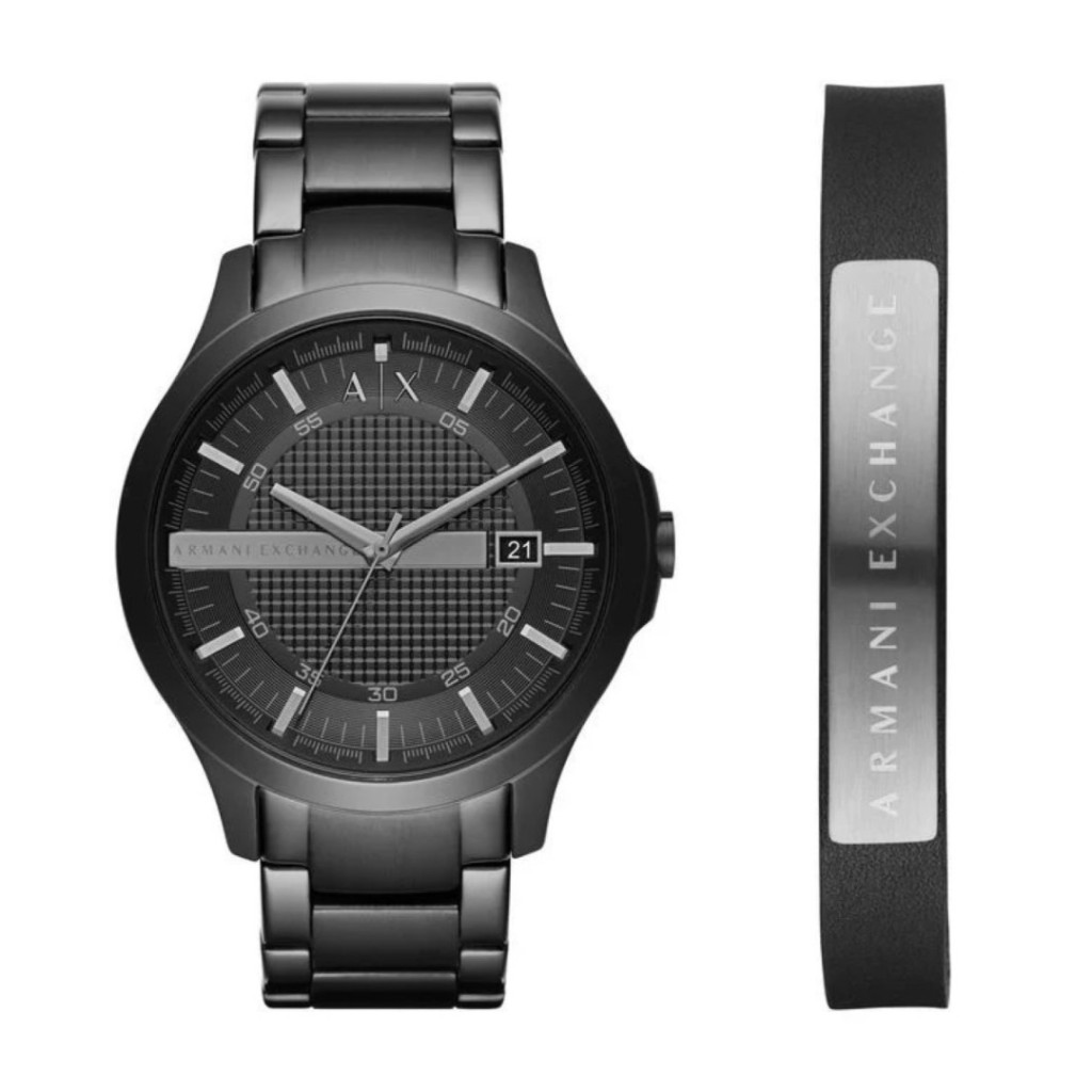 AX7101 A X Armani Exchange Hampton Stainless Steel Watch And