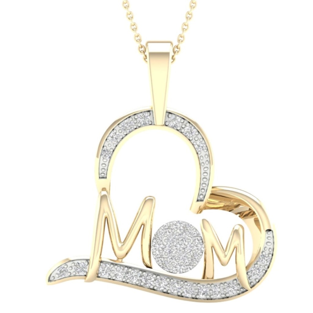 Gold hot sale necklace mom