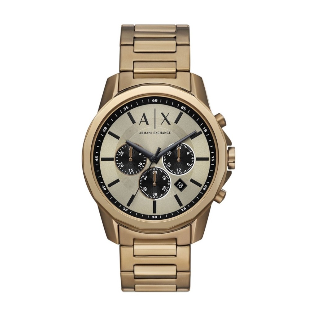AX1739 A|X Armani Exchange Chronograph Watch Stainless Steel Bronze -Tone