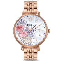 Fossil - ES5275 Jacqueline Three-Hand Date Rose Gold-Tone