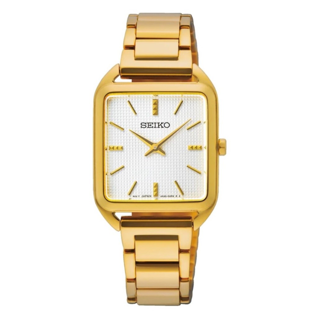 Seiko gold tone on sale watch