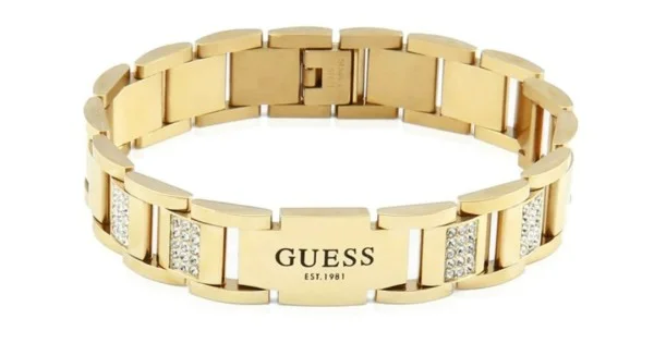 Guess gold bracelet hotsell