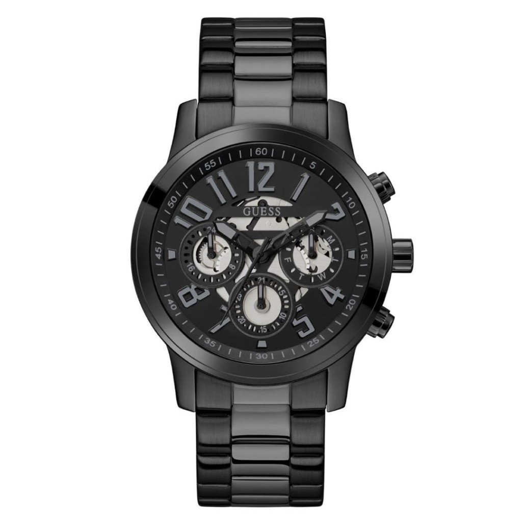 Guess black watch best sale